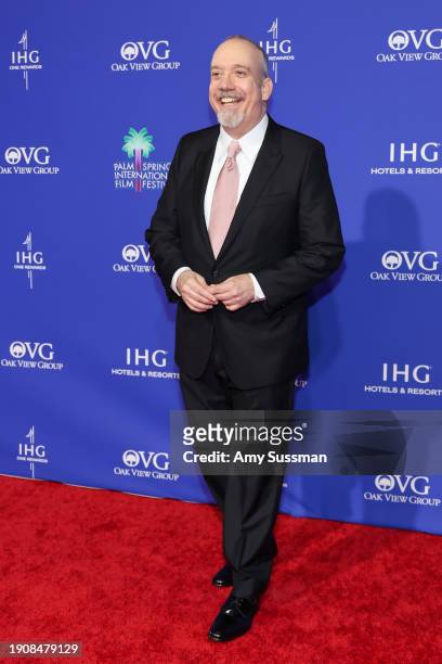 Paul Giamatti attends the 35th Annual Palm Springs International Film Awards, Sponsored by IHG Hotels & Resorts, at Palm Springs Convention Center on...