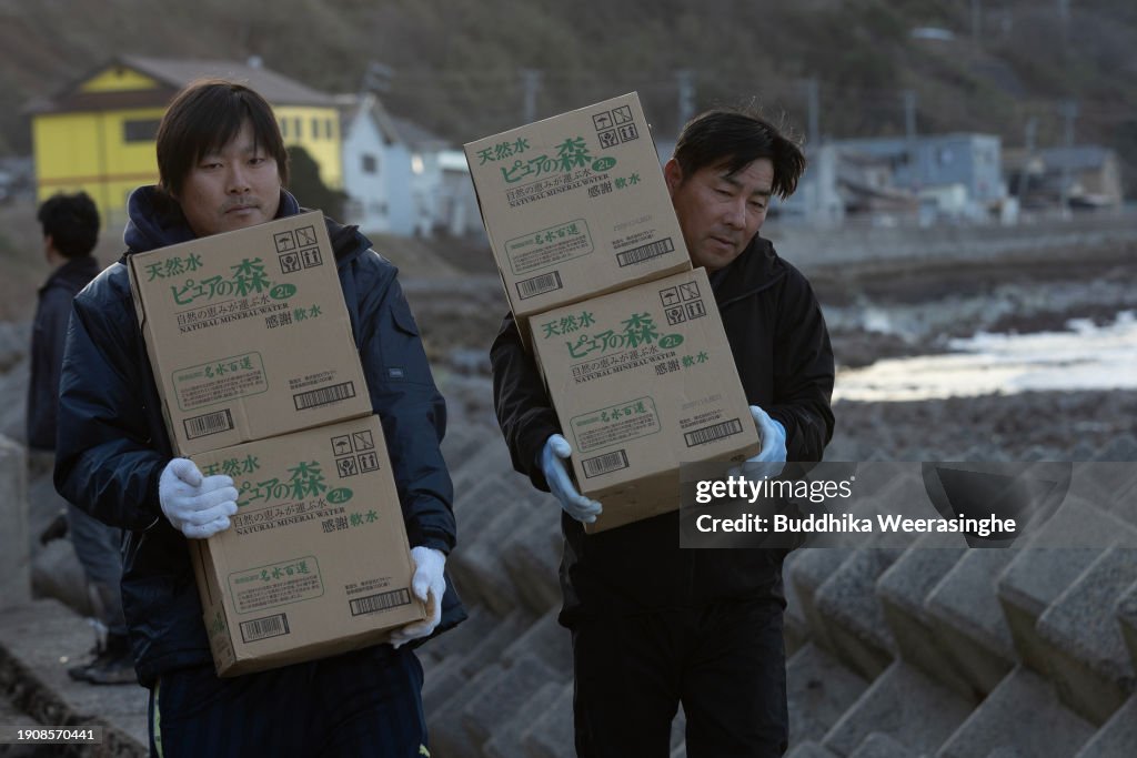 New Years Day Earthquake And Tsunami Hits Japan