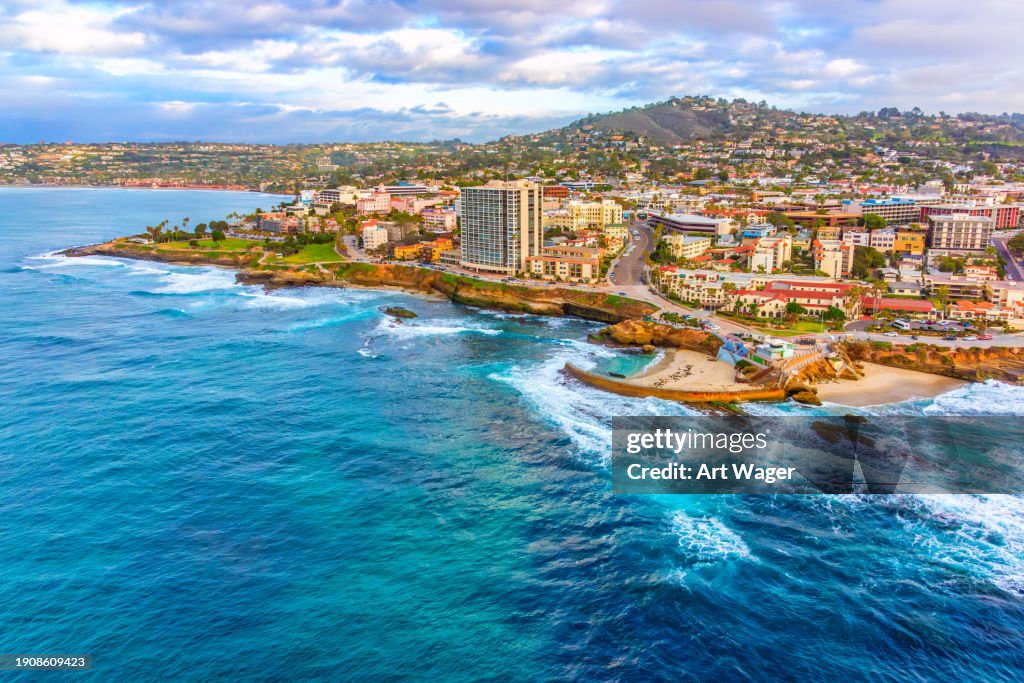 Au-dessus de La Jolla, Californie