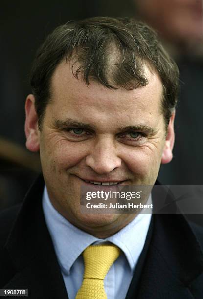 Trainer Brian Meehan is seen at Warwick Racecourse on April 9, 2003 in Warwick.