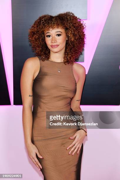 Talia Jackson attends the Young Hollywood Prom in support of "Mean Girls" at The Britely on January 04 in West Hollywood, California.