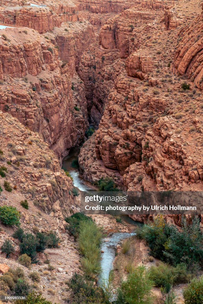 High angle view of Dades Valley, Morocco