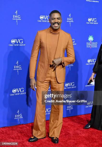 Colman Domingo attends the 2024 Palm Springs International Film Festival Film Awards at Palm Springs Convention Center on January 04, 2024 in Palm...