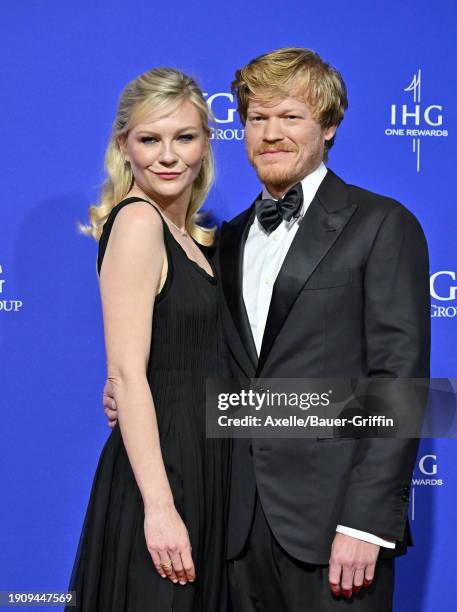 Kirsten Dunst and Jesse Plemons attend the 2024 Palm Springs International Film Festival Film Awards at Palm Springs Convention Center on January 04,...