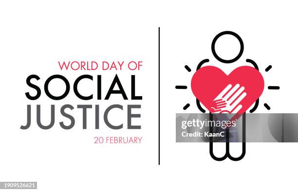 world day of social justice is an international day recognizing the need to promote social justice on february 20 vector illustration. vector stock illustration - world human rights day stock illustrations