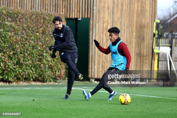 Southampton manager Russell Martin during a Southampton FC training session at the Staplewood Campus on January 05, 2024 in Southampton, England.