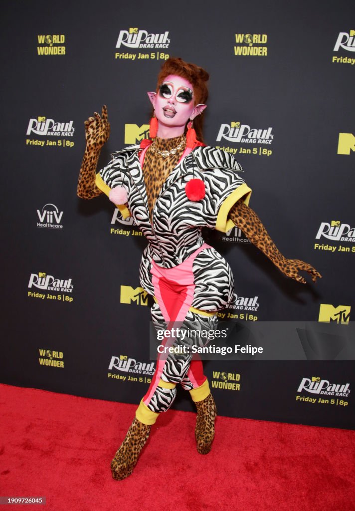 Dawn Rpdr Dawn attends MTV RuPaul's Drag Race Season 16 Premiere Extravaganza ...