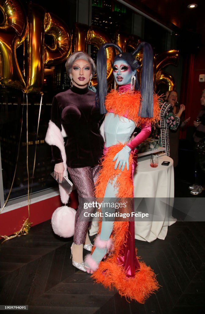 Dawn Rpdr Plasma and Dawn attend the RuPaul's Drag Race Season 16 Kickoff Party ...