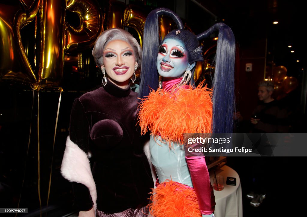 Dawn Rpdr Plasma and Dawn attend the RuPaul's Drag Race Season 16 Kickoff Party ...