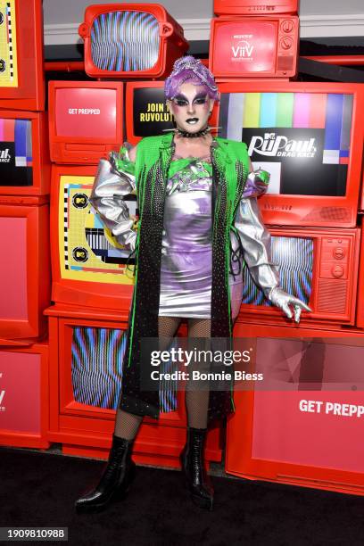 RuPaul's Drag Race Season 16 Premiere Extravaganza Presented by ViiV Healthcare at Hammerstein Ballroom on January 04, 2024 in New York City.