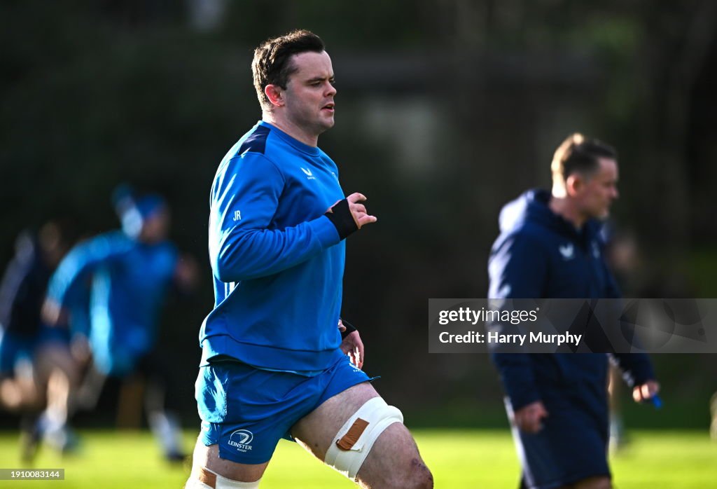 James Gaiger Rugby Dublin , Ireland - 8 January 2024; James Ryan during a Leinster Rugby ...