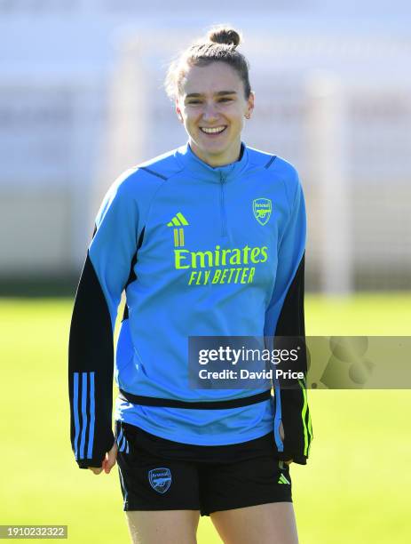 Vivianne Miedema of Arsenal during the Arsenal Women training session at Estadio de Nora on January 05, 2024 in Albufeira, Portugal.