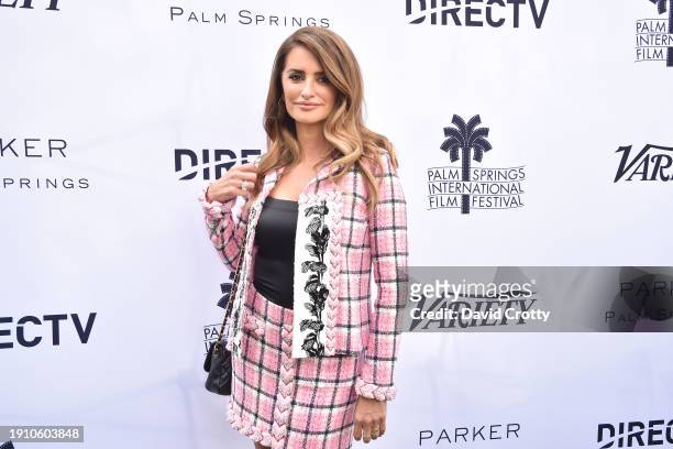Penelope Cruz attends the Variety Creative Impact Awards and 10 Directors to Watch at the 2024 Palm Springs International Film Festival at Parker...