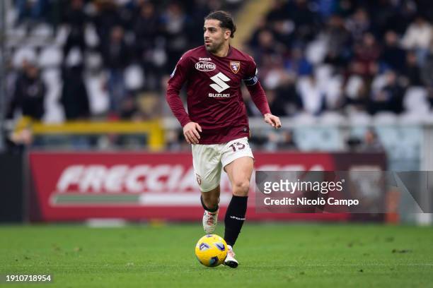 Ricardo Rodriguez of Torino FC in action during the Serie A football match between Torino FC and SSC Napoli. Torino FC won 3-0 over SSC Napoli.