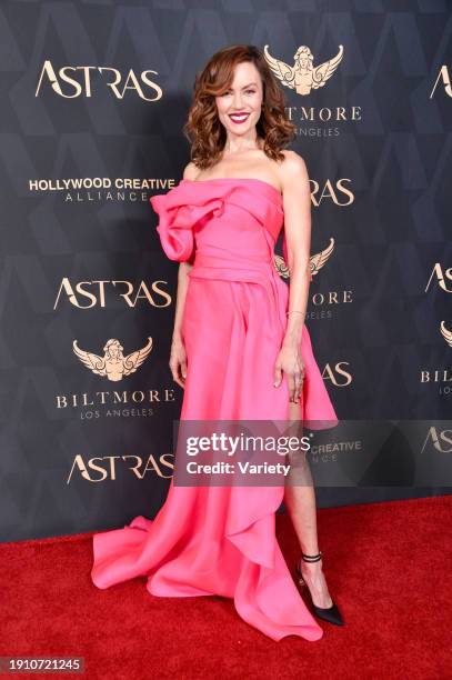 Emily Swallow at the Hollywood Creative Alliance's Astra TV Awards held at The Biltmore Los Angeles on January 8, 2024 in Los Angeles, California.