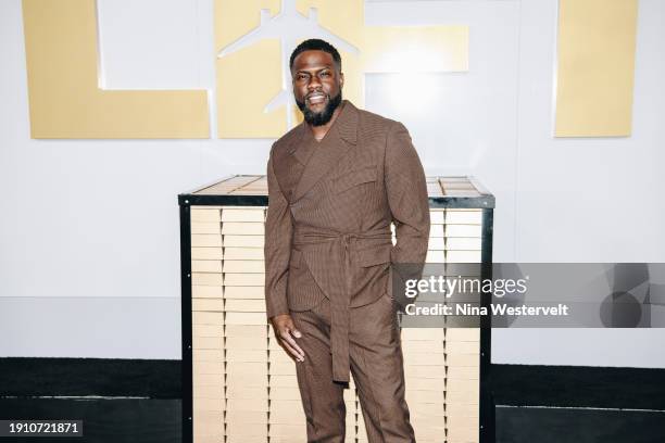 Kevin Hart at the world premiere of "Lift" held at Jazz at Lincoln Center on January 8, 2024 in New York City.