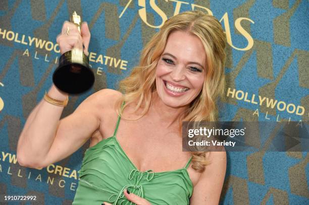 Jeri Ryan at the Hollywood Creative Alliance's Astra TV Awards held at The Biltmore Los Angeles on January 8, 2024 in Los Angeles, California.