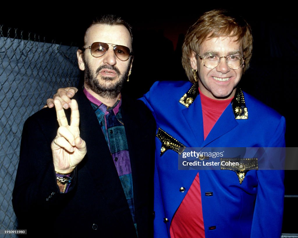 Ringo Starr And Elton John Portrait