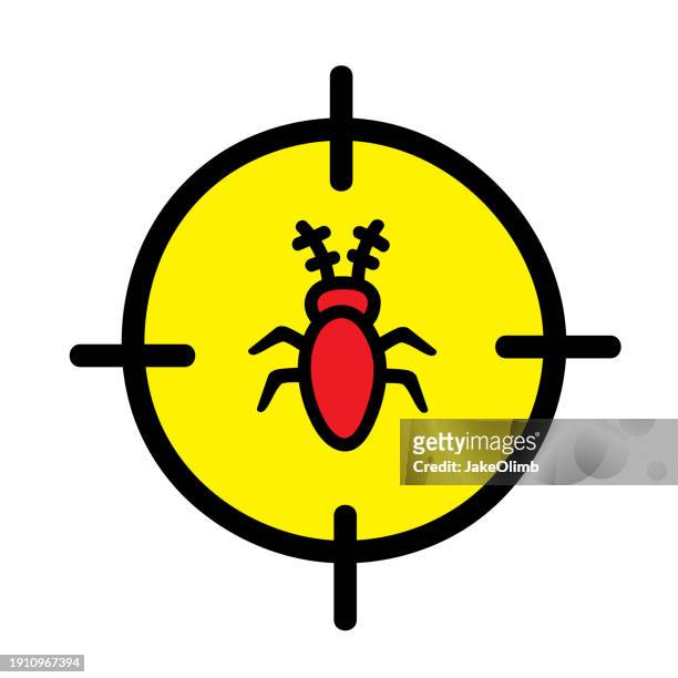 stockillustraties, clipart, cartoons en iconen met pest control doodle 6 - assassin bug