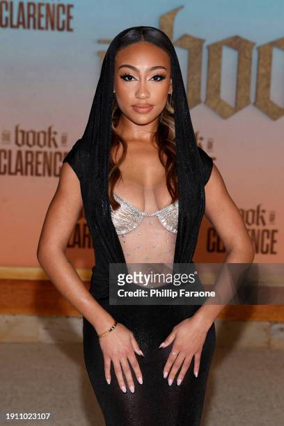 Lexi Underwood attends the Los Angeles Premiere of Sony Pictures' "The Book Of Clarence" at Academy Museum of Motion Pictures on January 05, 2024 in...