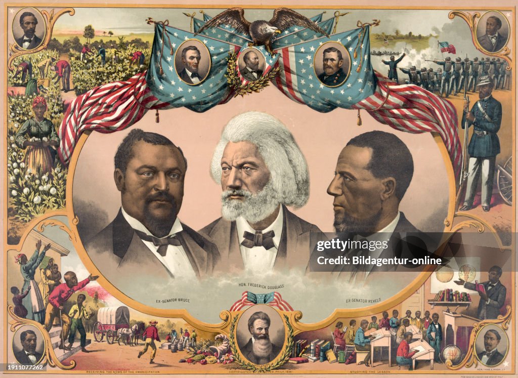 Color Or Races Heroes of the Colored Race. Head-and-shoulders portraits of Blanche ...