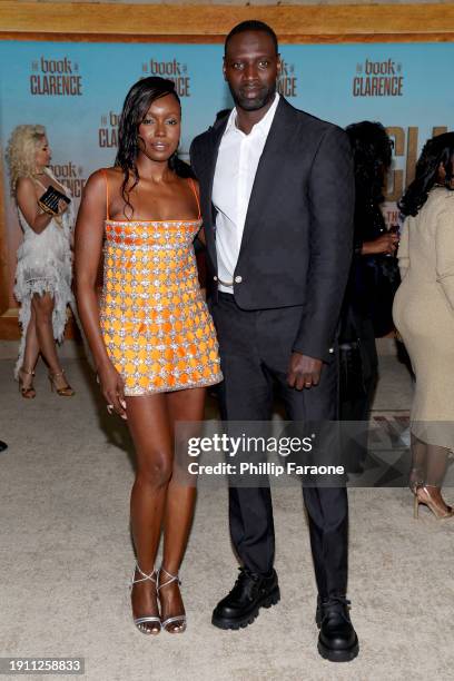 Anna Diop and Omar Sy attend the Los Angeles Premiere of Sony Pictures' "The Book Of Clarence" at Academy Museum of Motion Pictures on January 05,...