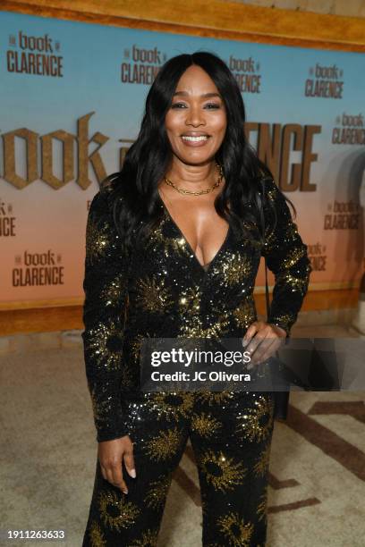 Angela Bassett at the LA Red Carpet Premiere of THE BOOK OF CLARENCE at the Academy Museum of Motion Pictures on January 05, 2024 in Los Angeles,...