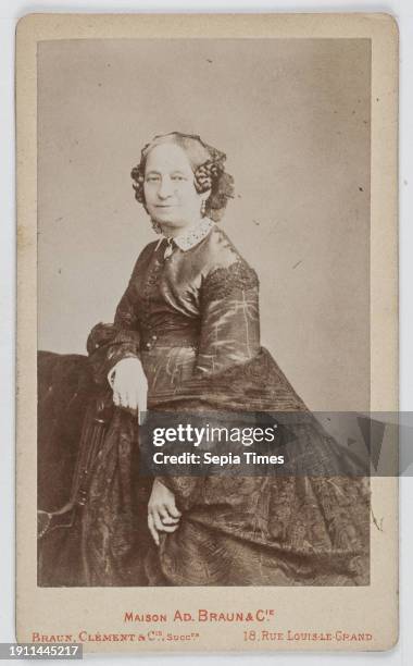 Portrait of Marie Taglioni , Countess of Gilbert de Voisins, dancer, Maison Ad. Braun & Cie, Photographer, Between 1860 and 1890, 2nd half of the...