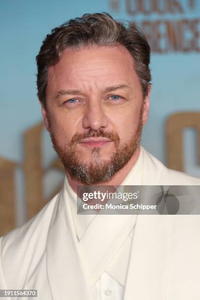 James McAvoy attends the Los Angeles premiere of Sony Pictures' "The Book Of Clarence" at Academy Museum of Motion Pictures on January 05, 2024 in...