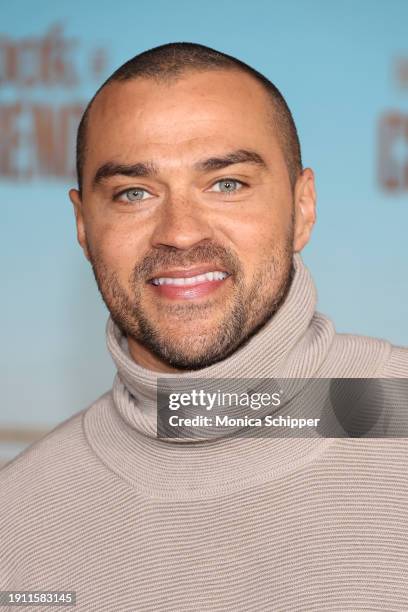 Jesse Williams attends the Los Angeles premiere of Sony Pictures' "The Book Of Clarence" at Academy Museum of Motion Pictures on January 05, 2024 in...