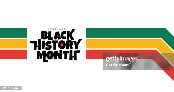 stockillustraties, clipart, cartoons en iconen met black history month celebrate. abstract shape. vector illustration design graphic. black history month. vector stock illustration - geschiedenis van de afro amerikanen