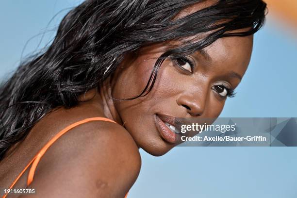 Anna Diop attends the Los Angeles Premiere of Sony Pictures' "The Book of Clarence" at Academy Museum of Motion Pictures on January 05, 2024 in Los...