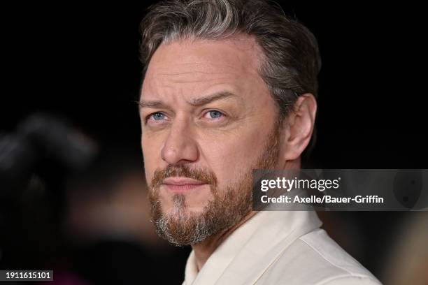 James McAvoy attends the Los Angeles Premiere of Sony Pictures' "The Book of Clarence" at Academy Museum of Motion Pictures on January 05, 2024 in...