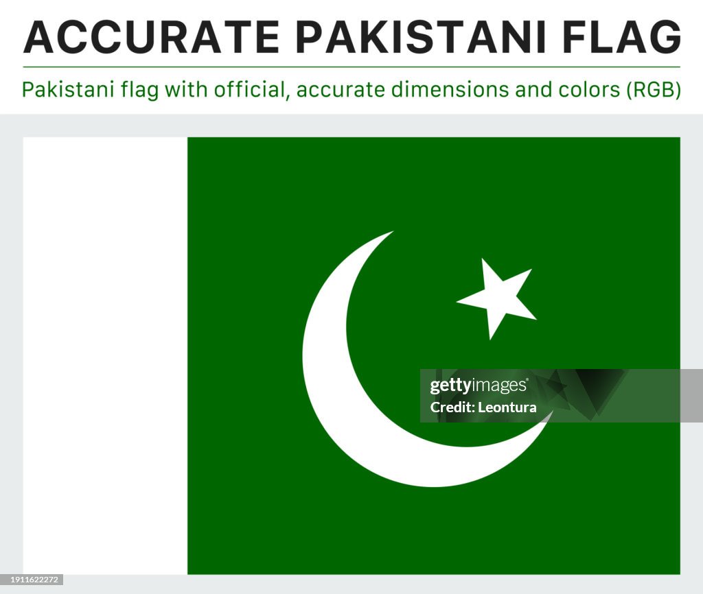 Pakistani Color Pakistani Flag High-Res Vector Graphic - Getty Images