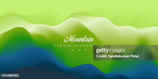 abstract background with dynamic effect. creative design with vibrant gradients. - mountain ridge stock illustrations