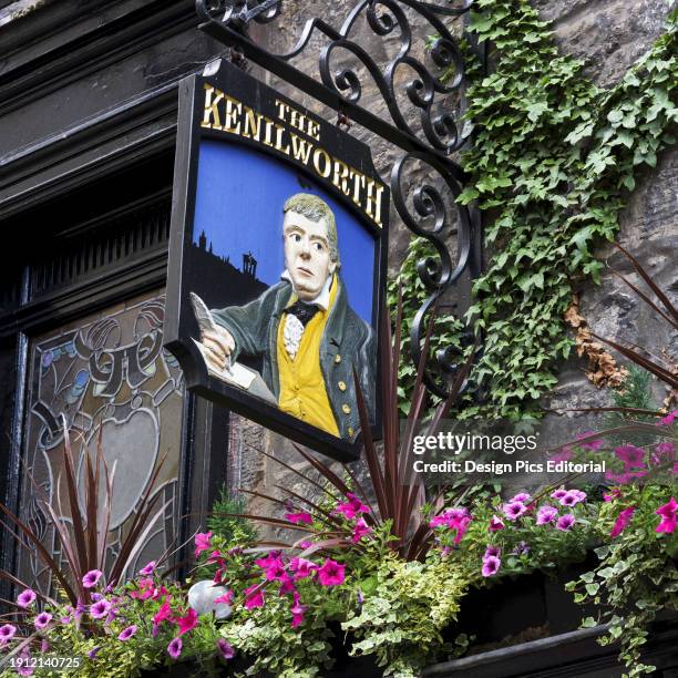 Sign For The Kenilworth. Edinburgh, Scotland.