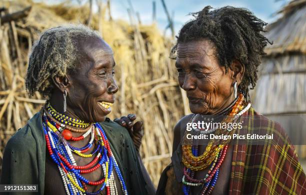 Tribal Women In Omo Valley. Ethiopia.