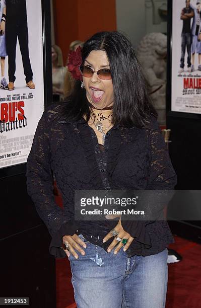 Actress Rebekah Del Rio attends the premiere of "Malibu's Most Wanted" April 10, 2003 in Hollywood, California. The film opens in theaters nationwide...