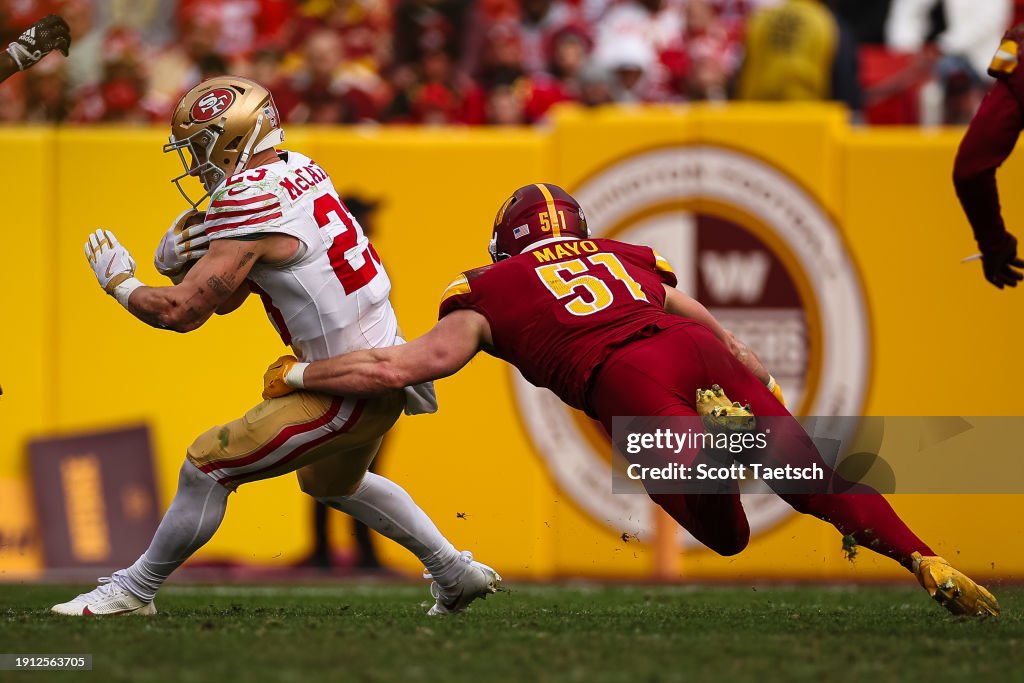 San Francisco 49ers v Washington Commanders