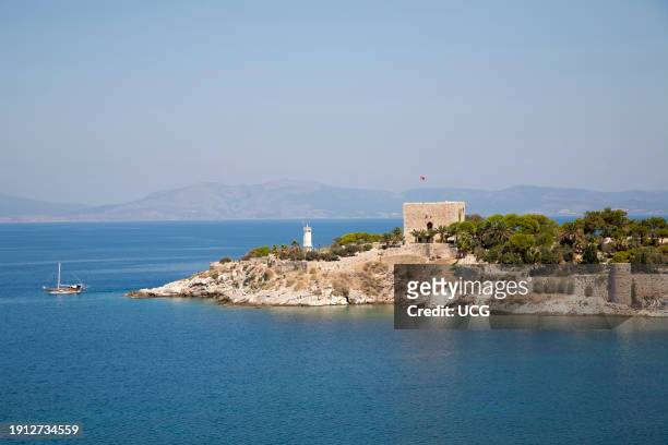 Asia. Turchia. Costa Egea Meridionale. Kusadasi. Pigeon Island E Fortezza Asia. Turkey. Southern Aegean Coast. Kusadasi. Pigeon Island And Fortress.