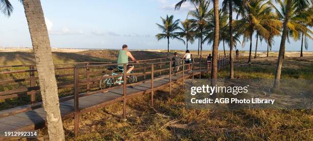 Beach, Orla do Atalaia, Aracaju, Sergipe, Brazil.