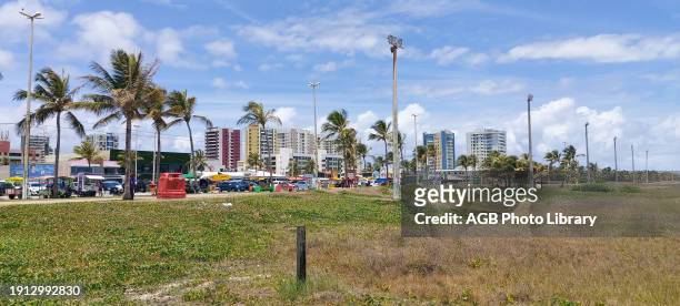 Beach, Orla do Atalaia, Aracaju, Sergipe, Brazil.