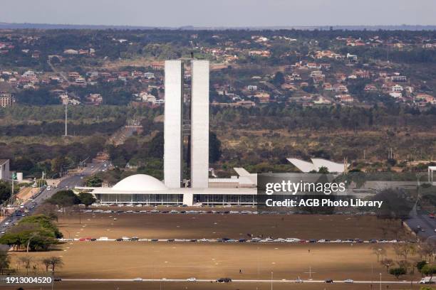 Congresso Nacional, National Congress, Distrito Federal, Brasilia, Brazil .