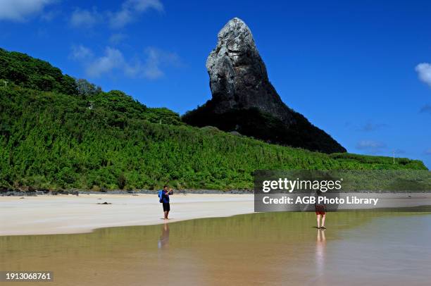 Praia do Meio, Morro do Pico, Fernando de Noronha, Pernambuco, Brazil.