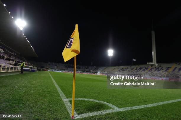 General view inside the stadium Artemio Franchi the match between of ACF Fiorentina and Bologna FC - Coppa Italia at Stadio Artemio Franchi on...