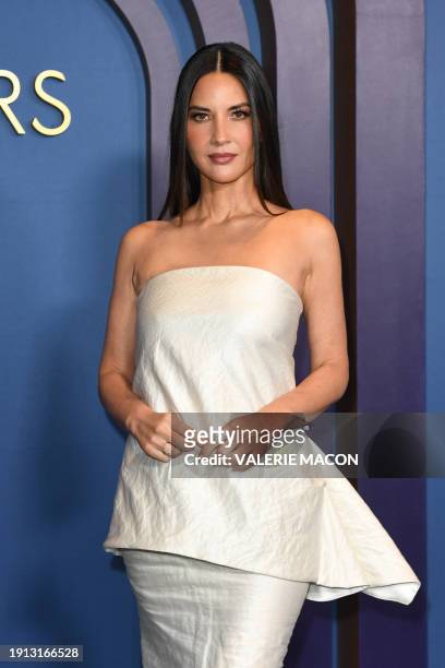 Actress Olivia Munn arrives for the Academy of Motion Picture Arts and Sciences' 14th Annual Governors Awards at the Ray Dolby Ballroom in Los...