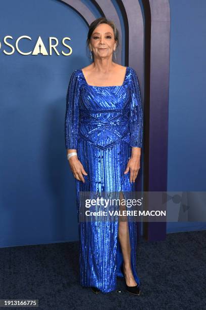 Canadian actress Tantoo Cardinal arrives for the Academy of Motion Picture Arts and Sciences' 14th Annual Governors Awards at the Ray Dolby Ballroom...