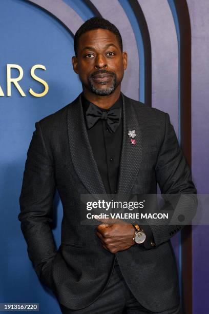 Actor Sterling K. Brown arrives for the Academy of Motion Picture Arts and Sciences' 14th Annual Governors Awards at the Ray Dolby Ballroom in Los...