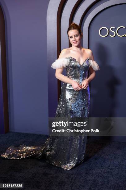 Claire Foy at the 14th Governors Awards held at The Ray Dolby Ballroom at Ovation Hollywood on January 9, 2024 in Los Angeles, California.