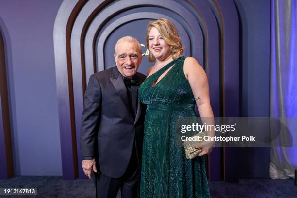 Martin Scorsese and Francesca Scorsese at the 14th Governors Awards held at The Ray Dolby Ballroom at Ovation Hollywood on January 9, 2024 in Los...